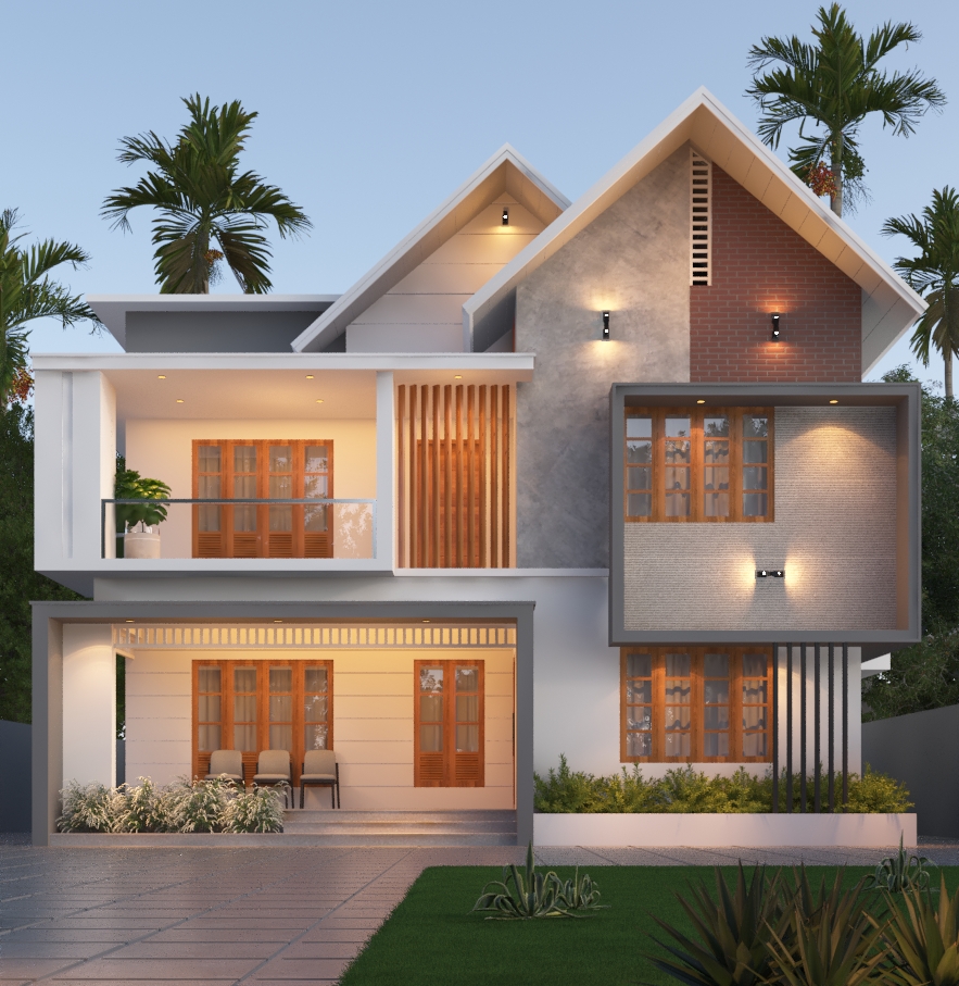Grand Gabled Manor - Thrissur